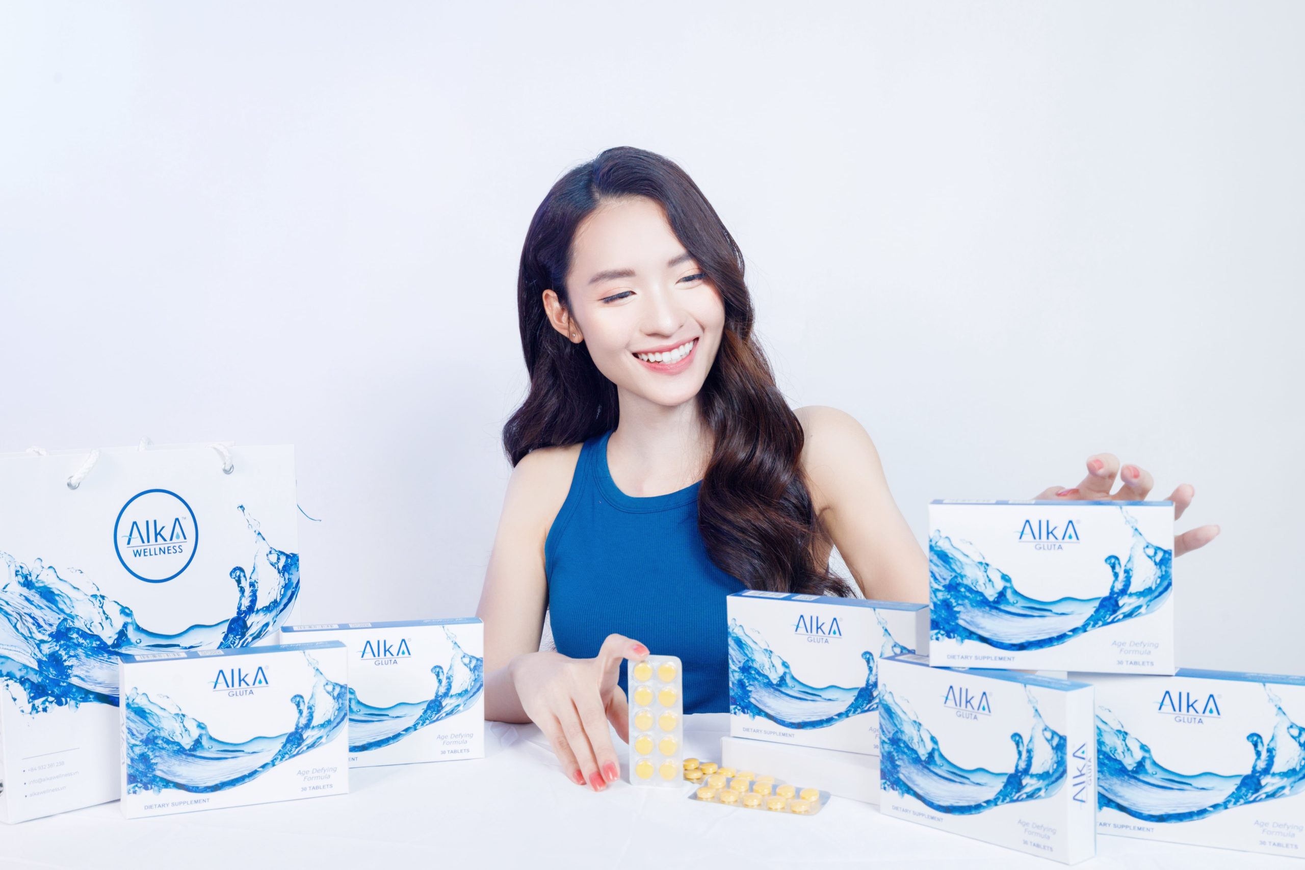 Alka Gluta - Viên uống bổ sung vượt trội đến 25 dưỡng chất hỗ trợ làm trắng da, tăng sức đề kháng